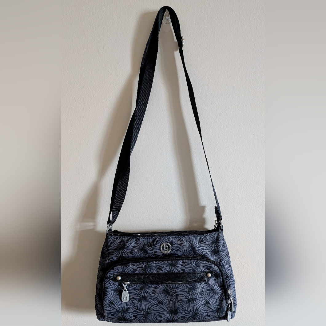 Baggallini El Paso Crossbody Bag - Lunar Bloom Print